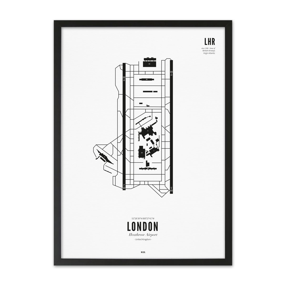 Affiches de Aéroport de Londres-Heathrow | WIJCK.